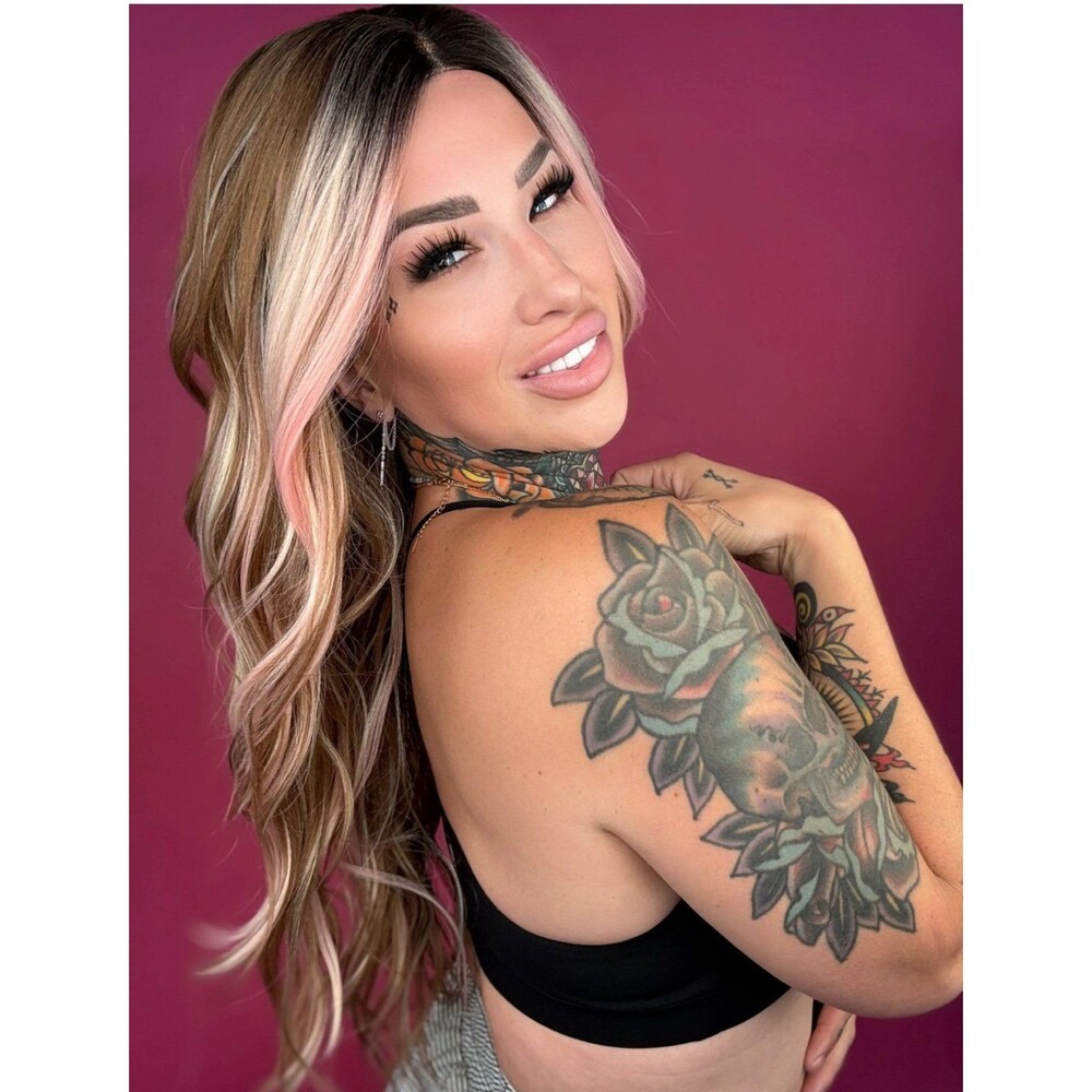 Rebel Gypsy “ Hang 10” Premium Synthetic HD lace front extended lace T-part wig